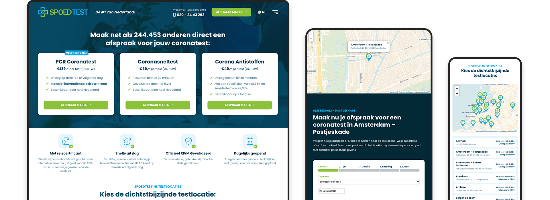 Een spoedwebsite voor Spoedtest.nl