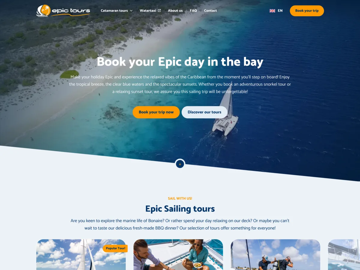 Epic Tours Bonaire &bull; DBK - Webdevelopment & Online Marketing Bureau