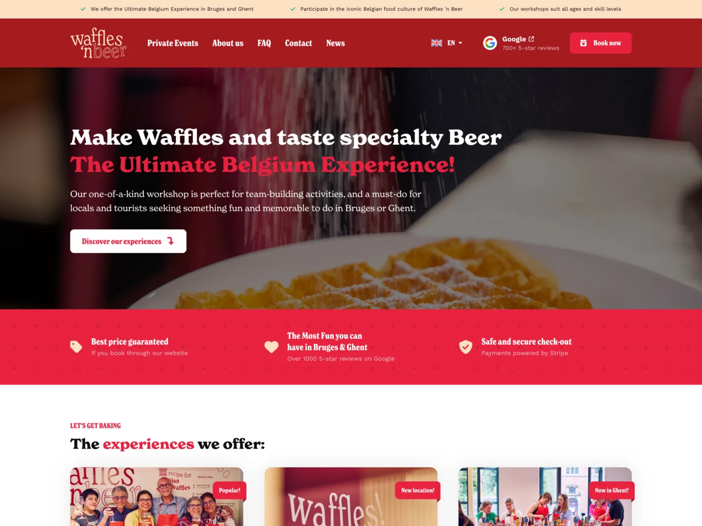 Waffles ’n Beer &bull; DBK - Webdevelopment & Online Marketing Bureau