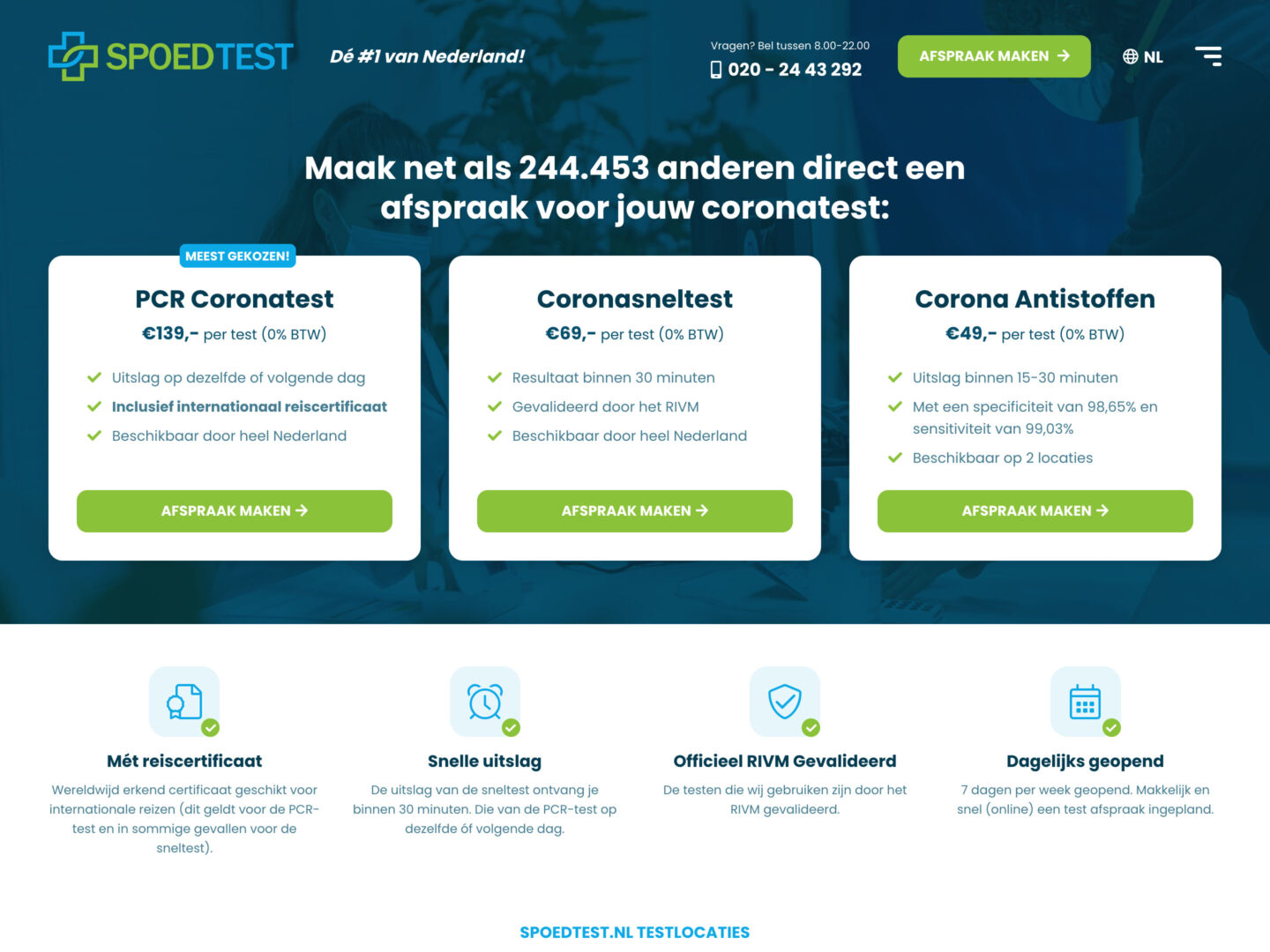 Spoedtest • DBK.nl - Masters in Online Business | Websites op maat