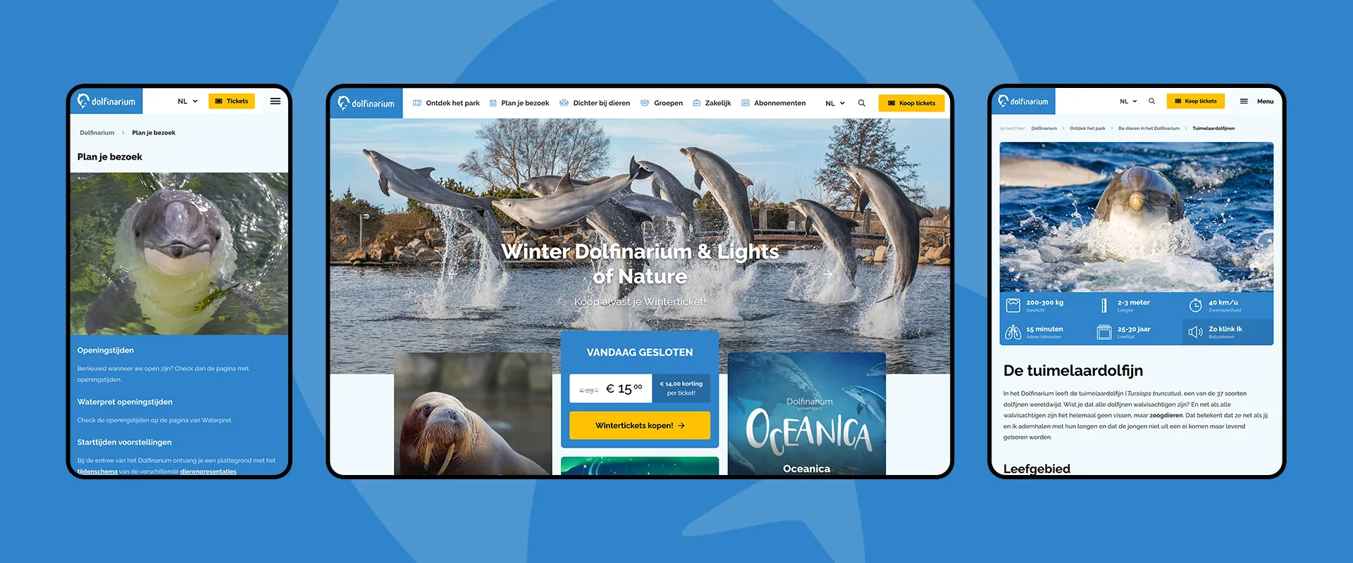 Dolfinarium Harderwijk &bull; DBK - Webdevelopment & Online Marketing Bureau