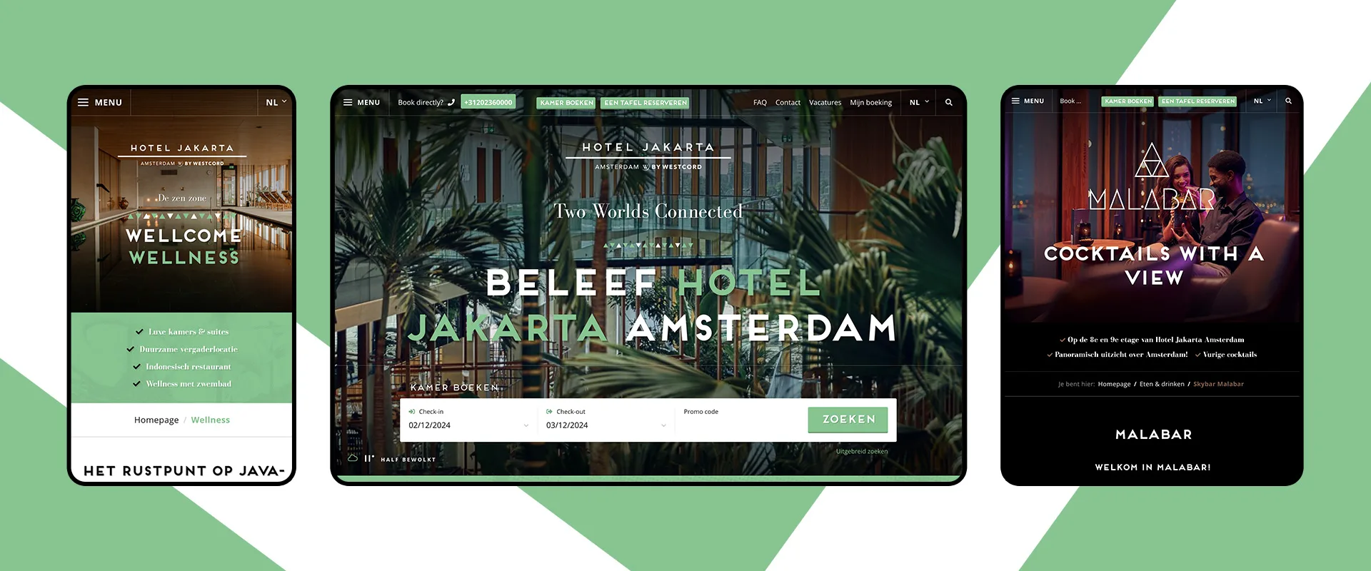 Hotel Jakarta Amsterdam &bull; DBK - Webdevelopment & Online Marketing Bureau