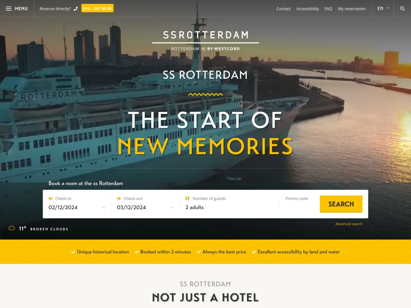 Hotel ss Rotterdam &bull; DBK - Webdevelopment & Online Marketing Bureau